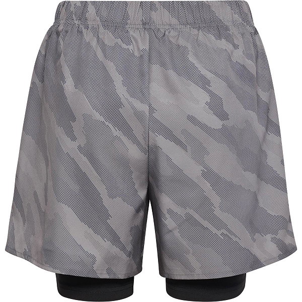 Hummel Hiit Intensity Aop Short De Running 2-En-1 Hommes - Noir