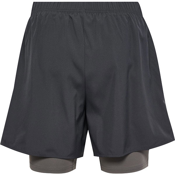 Hummel Hiit Intensity Short De Running 2-En-1 Hommes - Gris Foncé