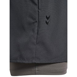 Présentation: Hummel Hiit Intensity Short De Running 2-En-1 Hommes - Gris Foncé