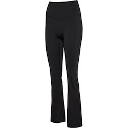 Hummel Yoga High Waist Flare Long Tight Damen - Schwarz