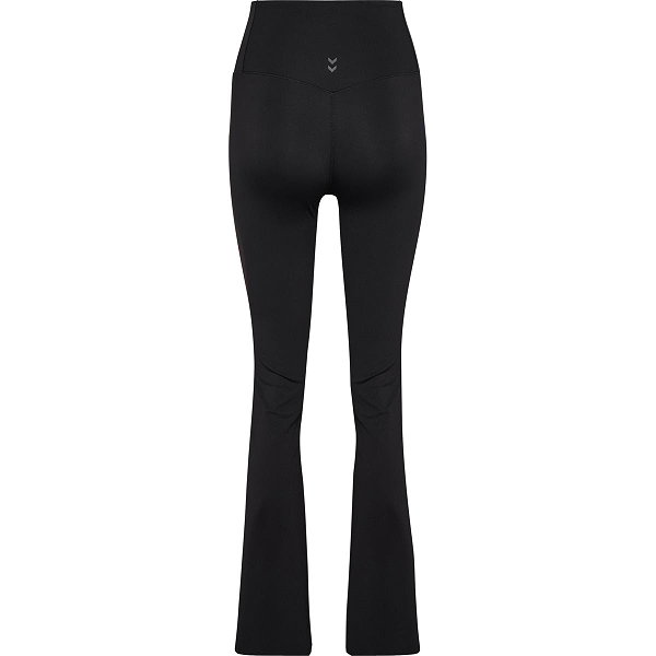 Hummel Yoga High Waist Flare Long Tight Dames - Zwart