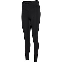 Hummel Yoga Wrap High Waist Long Tight Dames - Zwart