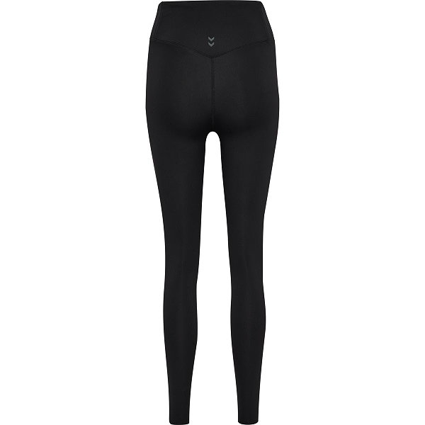 Hummel Yoga Wrap High Waist Long Tight Dames - Zwart
