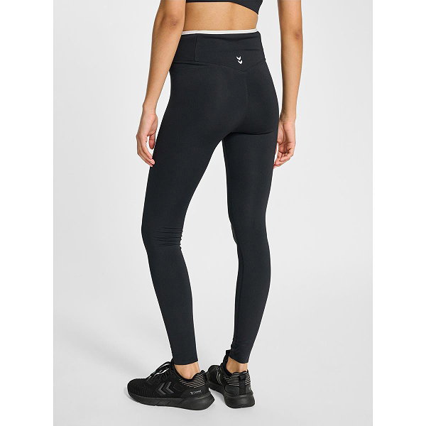 Hummel Yoga Wrap High Waist Long Tight Dames - Zwart