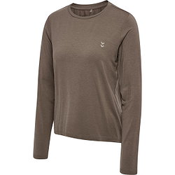 Hummel Yoga Soft Loose Ls T-Shirt Dames - Bruin
