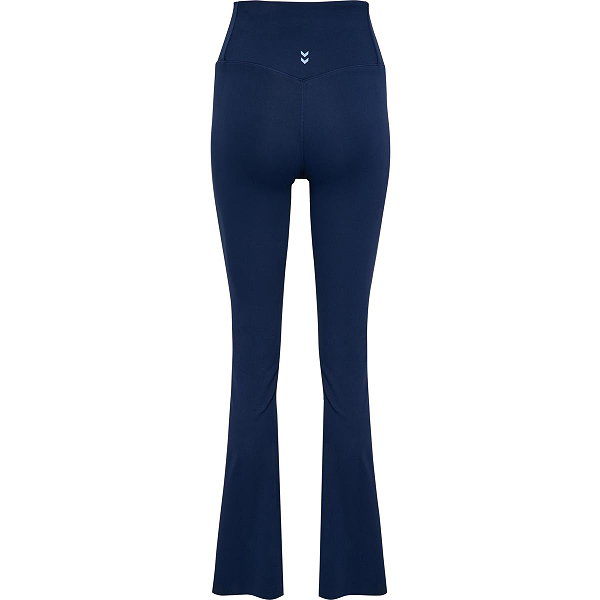 Hummel Yoga High Waist Flare Long Tight Dames - Marine
