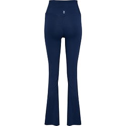 Voorvertoning: Hummel Yoga High Waist Flare Long Tight Dames - Marine