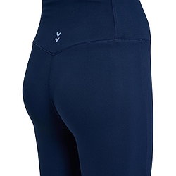 Voorvertoning: Hummel Yoga High Waist Flare Long Tight Dames - Marine