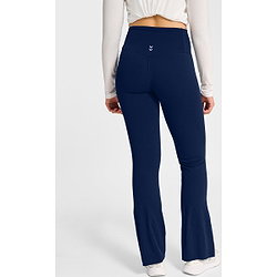 Voorvertoning: Hummel Yoga High Waist Flare Long Tight Dames - Marine
