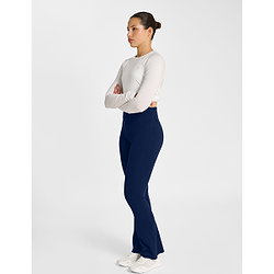 Voorvertoning: Hummel Yoga High Waist Flare Long Tight Dames - Marine