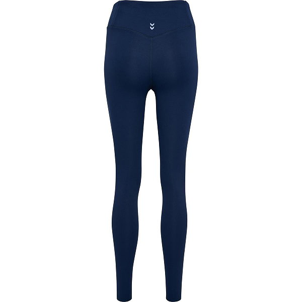 Hummel Yoga Wrap High Waist Long Tight Dames - Marine