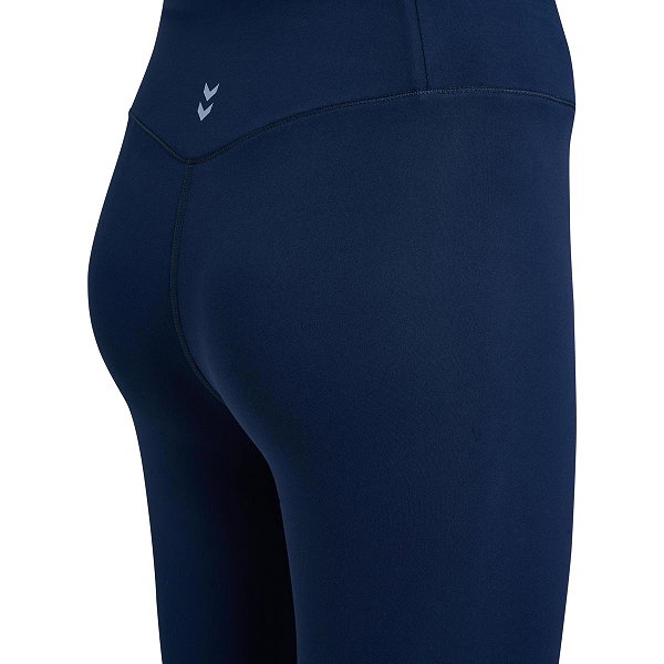 Hummel Yoga Wrap High Waist Long Tight Dames - Marine