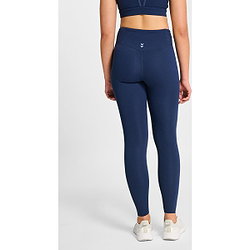Voorvertoning: Hummel Yoga Wrap High Waist Long Tight Dames - Marine