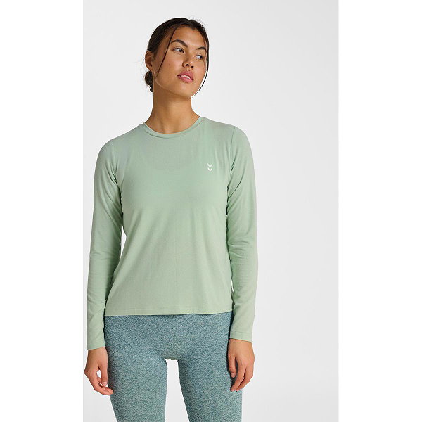 Hummel Yoga Soft Loose Ls T-Shirt Damen - Lime