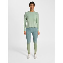 Vorschau: Hummel Yoga Soft Loose Ls T-Shirt Damen - Lime
