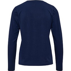 Voorvertoning: Hummel Yoga Soft Loose Ls T-Shirt Dames - Marine