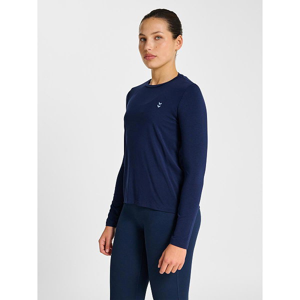 Hummel Yoga Soft Loose Ls T-Shirt Dames - Marine
