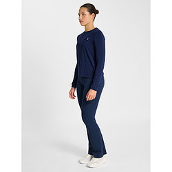 Voorvertoning: Hummel Yoga Soft Loose Ls T-Shirt Dames - Marine