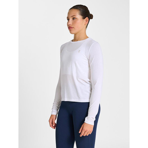 Hummel Yoga Soft Loose Ls T-Shirt Dames - Wit