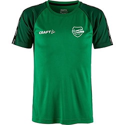 Craft Squad Shirt Korte Mouw Kinderen - Groen