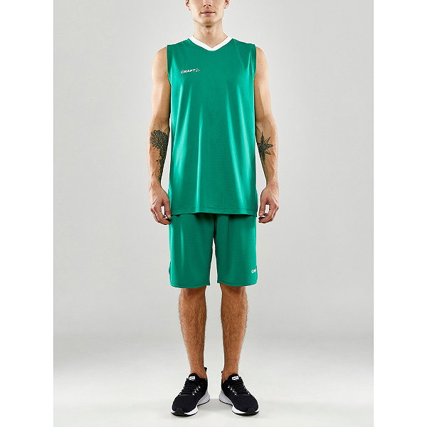 Craft Progress 2.0 Basketbalshirt Heren - Groen