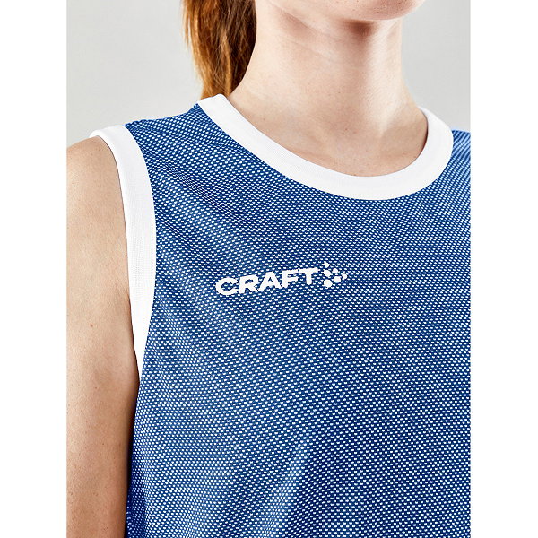 Craft Progress Maillot Réversible Femmes - Royal / Blanc
