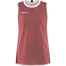Craft Progress Maillot Réversible Femmes - Rouge / Blanc