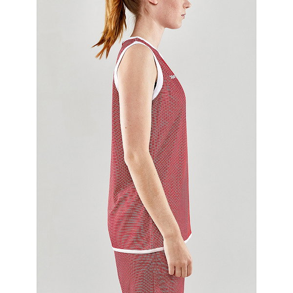 Craft Progress Maillot Réversible Femmes - Rouge / Blanc