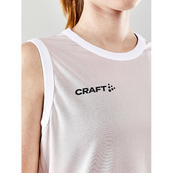 Craft Progress Maillot Réversible Femmes - Rouge / Blanc