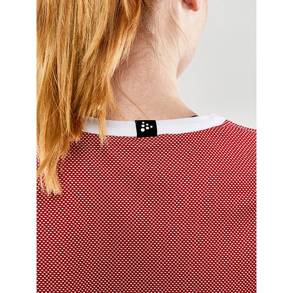 Craft Progress Maillot Réversible Femmes - Rouge / Blanc