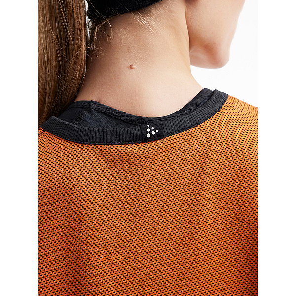 Craft Progress Maillot Réversible Femmes - Orange / Noir