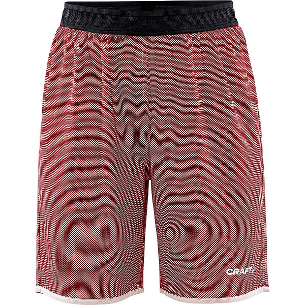 Craft Progress Short Réversible Femmes - Rouge / Blanc
