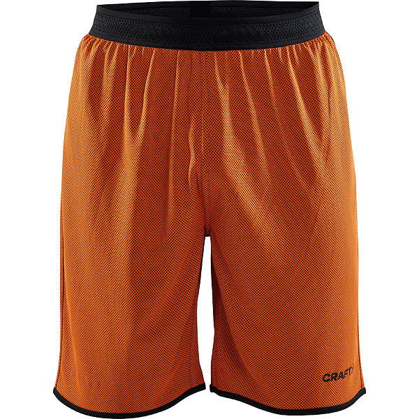 Craft Progress Short Réversible Hommes - Orange / Noir