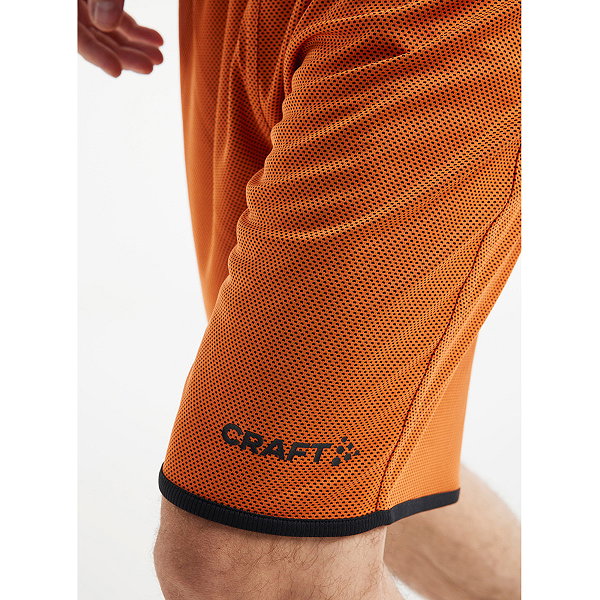 Craft Progress Short Réversible Hommes - Orange / Noir