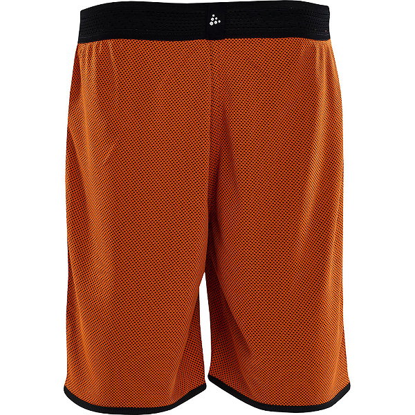 Craft Progress Short Réversible Femmes - Orange / Noir