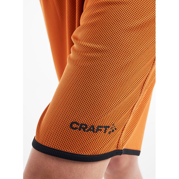 Craft Progress Short Réversible Femmes - Orange / Noir