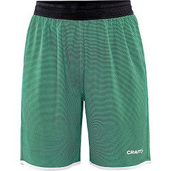 Craft Progress Short Réversible Femmes - Vert / Blanc