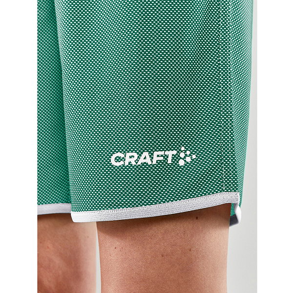 Craft Progress Short Réversible Femmes - Vert / Blanc
