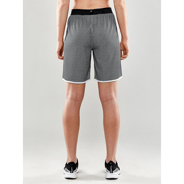 Craft Progress Short Réversible Femmes - Noir / Blanc