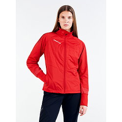 Présentation: Craft Nordic Club Adv Ski Veste D’Entraînement Hybride Femmes - Rouge