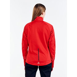 Présentation: Craft Nordic Club Adv Ski Veste D’Entraînement Hybride Femmes - Rouge