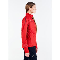 Présentation: Craft Nordic Club Adv Ski Veste D’Entraînement Hybride Femmes - Rouge