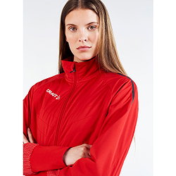 Présentation: Craft Nordic Club Adv Ski Veste D’Entraînement Hybride Femmes - Rouge