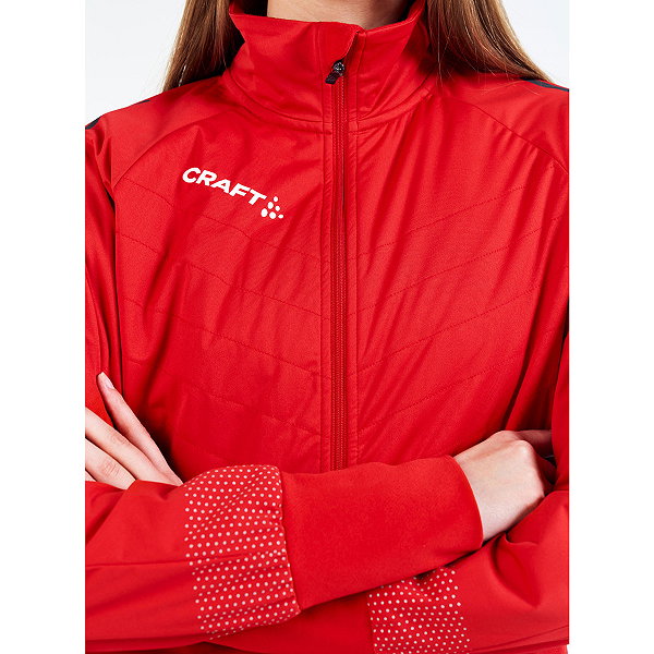Craft Nordic Club Adv Ski Veste D’Entraînement Hybride Femmes - Rouge