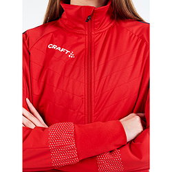 Présentation: Craft Nordic Club Adv Ski Veste D’Entraînement Hybride Femmes - Rouge