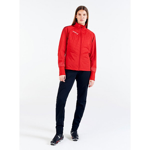 Craft Nordic Club Adv Ski Veste D’Entraînement Hybride Femmes - Rouge