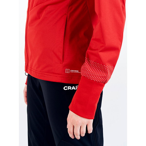 Craft Nordic Club Adv Ski Veste D’Entraînement Hybride Femmes - Rouge