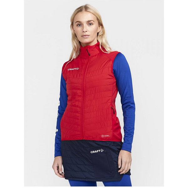 Craft Adv Ski Bodywarmer Femmes - Rouge