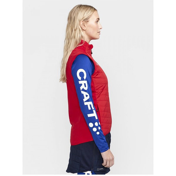 Craft Adv Ski Bodywarmer Femmes - Rouge