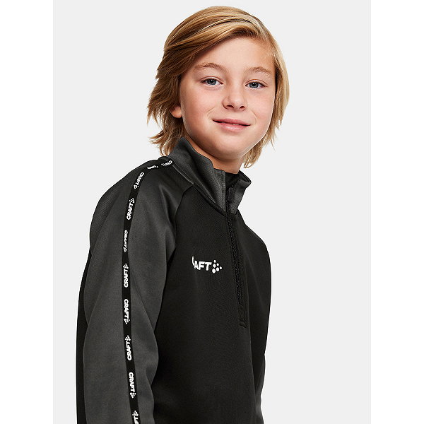 Craft Squad 2.0 Ziptop Kinder - Schwarz / Granit